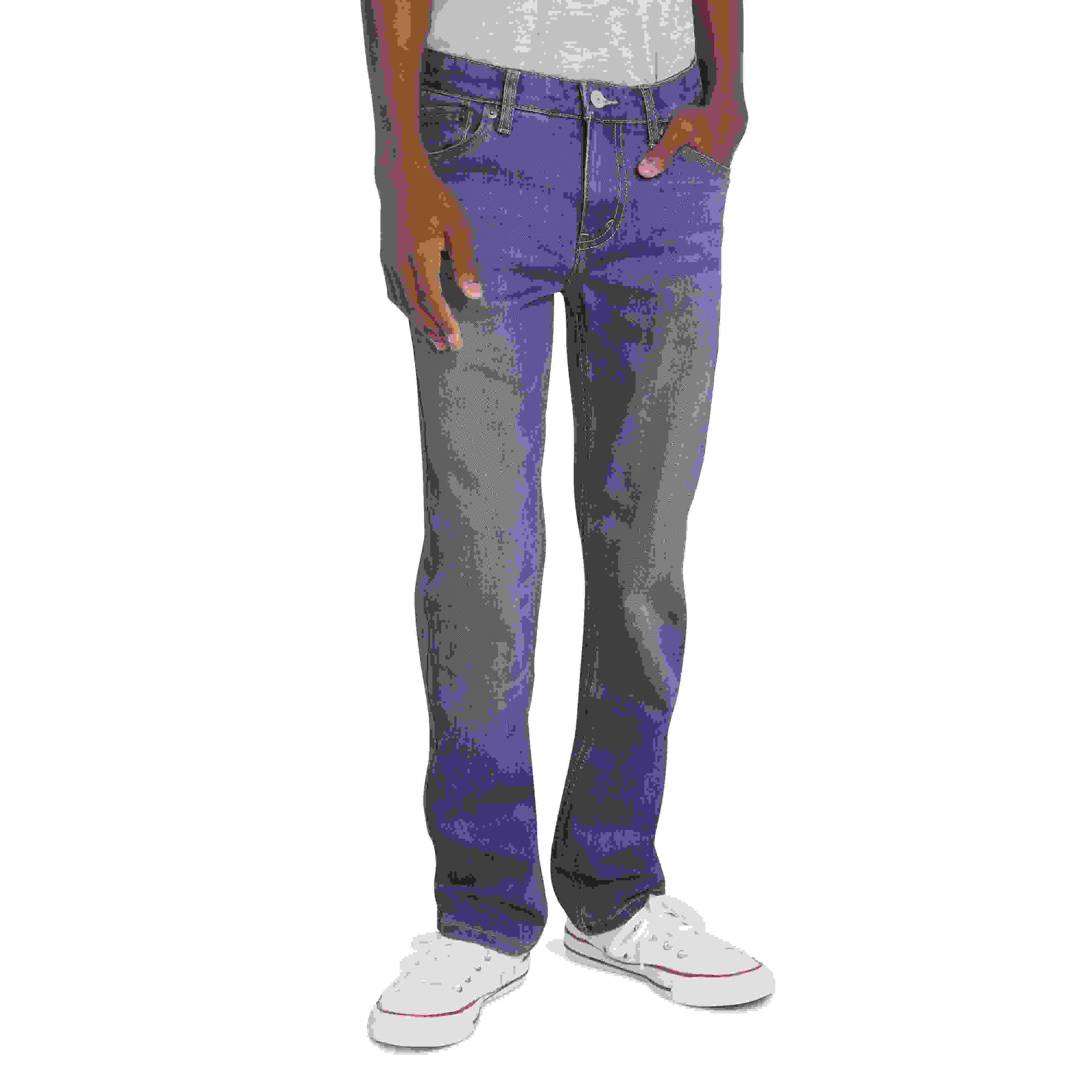 Levi's 511 Eco-Soft Performance Slim Fit Med Wash Big Boys' Well Worn Blue Denim Jeans